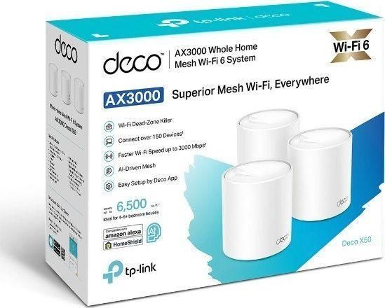 Mesh-система TP-Link Deco X50 (3-Pack) 371159 фото