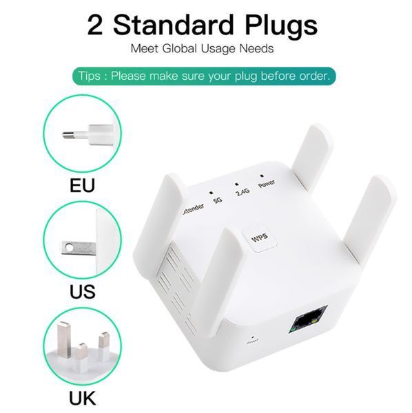 Повторювач Wi-Fi Fenvi FWD-R1208U White 623618ua фото