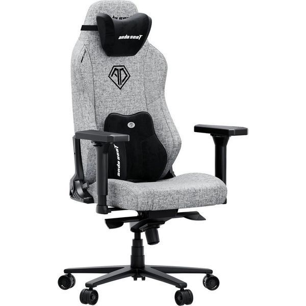 Комп'ютерне крісло для геймера Anda Seat Phantom 3 XL Gray Fabric (AD18XL-52-G-F-G01) 622961ua фото