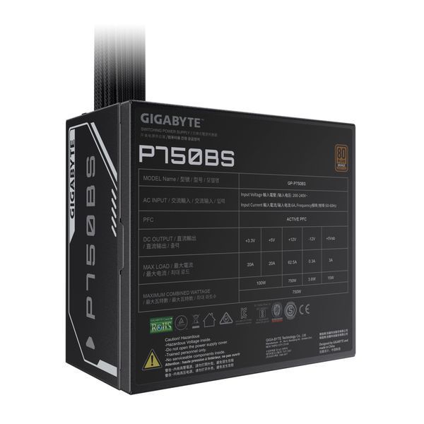 Блок питания Gigabyte P750BS (GP-P750BS) 572212ua фото