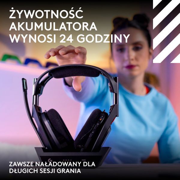 Наушники с микрофоном Logitech Astro A50 Gen5 Lightspeed Black (939-002224) 573012 фото