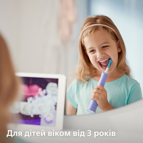 Електрична зубна щітка Philips Sonicare For Kids HX6322/12 618318ua фото