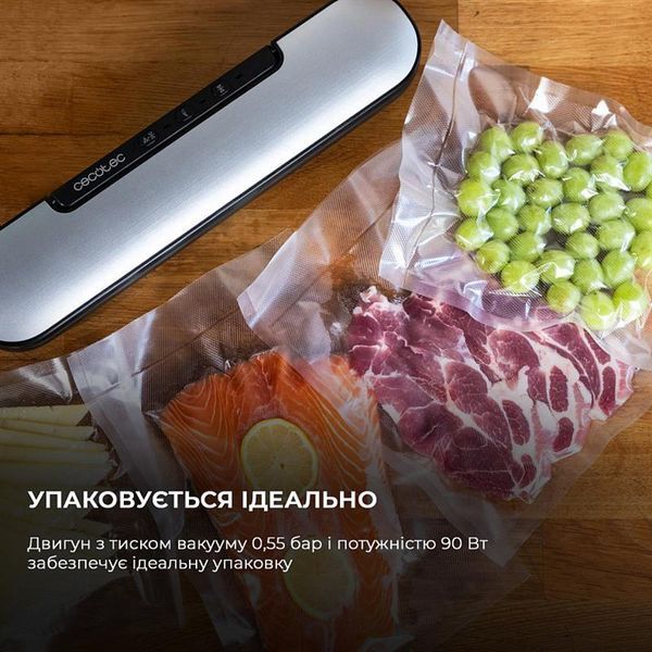 Вакуумний пакувальник Cecotec SealVac Easy Magnetik (04375) 577412ua фото