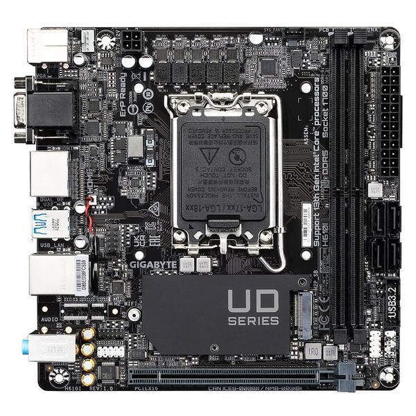 Материнська плата Gigabyte H610I 513827ua фото