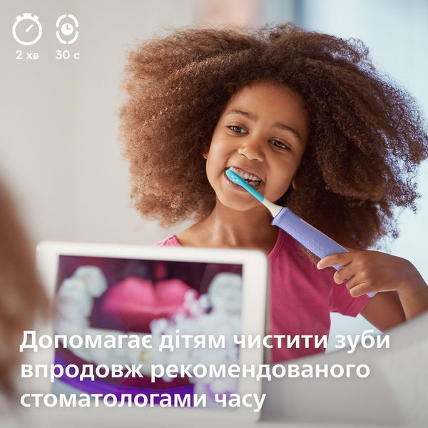 Електрична зубна щітка Philips Sonicare For Kids HX6322/12 618318ua фото