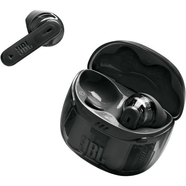 Наушники TWS JBL Tune Flex 2 Ghost Black (JBLTFLEX2GBLK) 623367ua фото