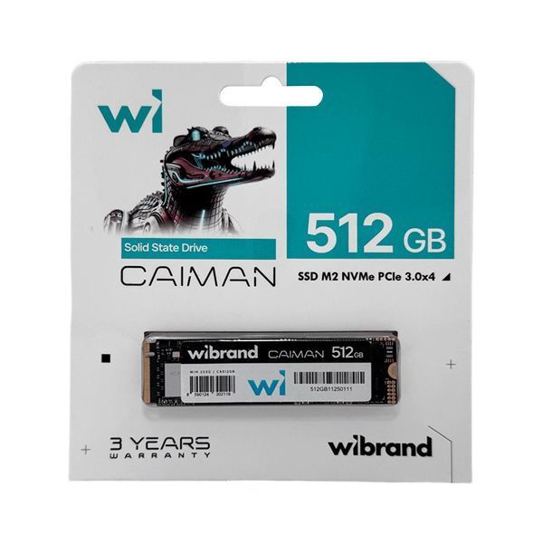 SSD накопитель Wibrand Caiman 512GB M.2 NVMe (WIM.2SSD/CA512GB) 627137ua фото