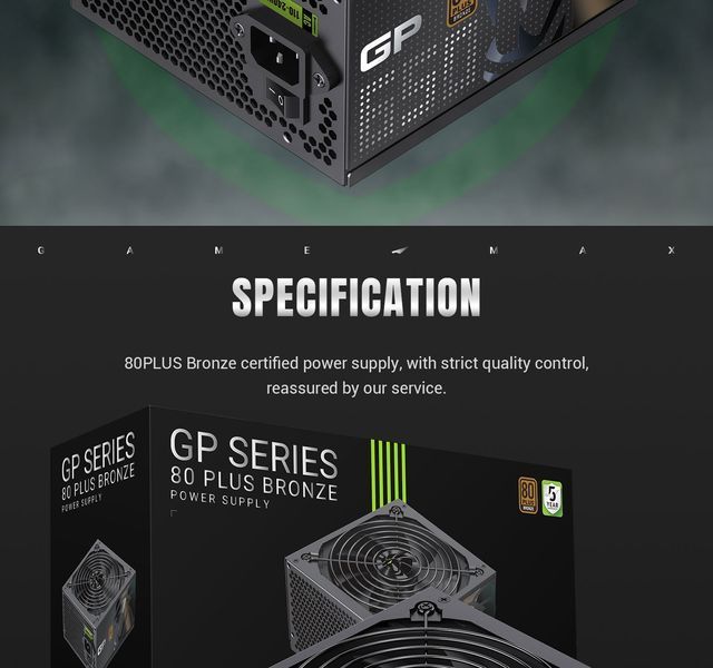 Блок живлення GameMax GP-650B 627744ua фото