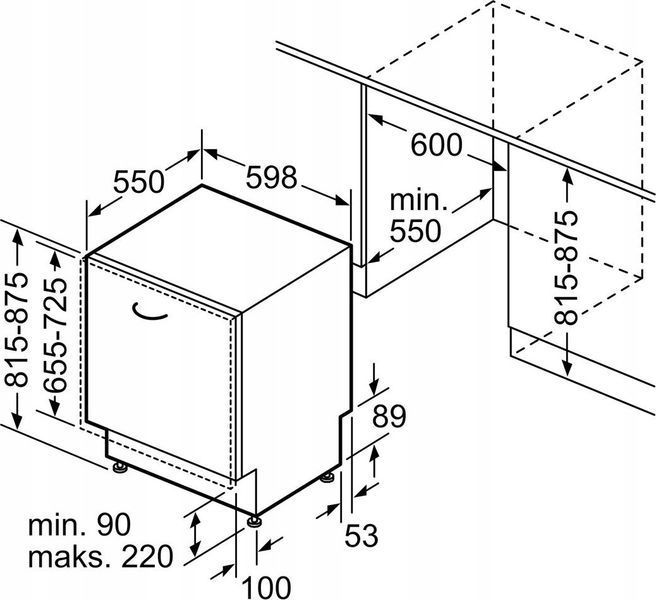 Посудомийна машина Siemens SN63HX02CE 621337 фото