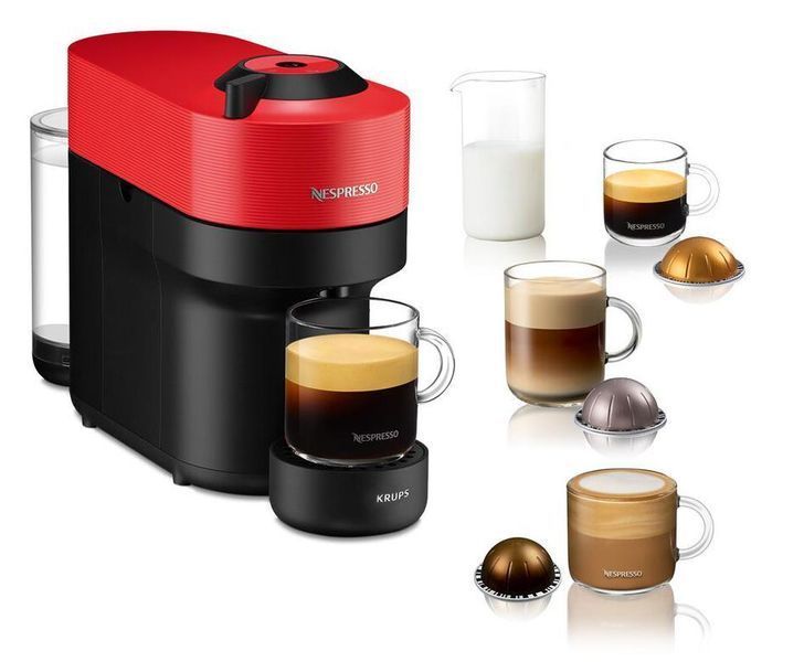 Кавоварка капсульна еспресо Krups Nespresso Vertuo Pop Spicy Red XN9205 479530 фото