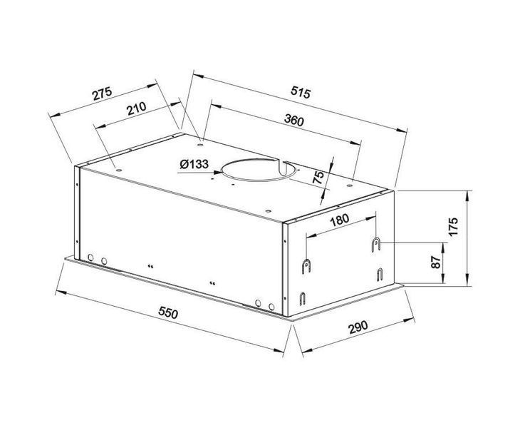 Витяжка вбудована Teka GFG2 SS (40446753) 138135 фото