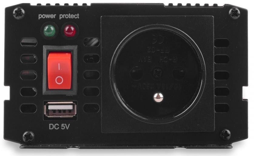 Перетворювач (інвертор) DC-AC Volt Polska SINUS 600 12V / 230V 300/600W 465691 фото