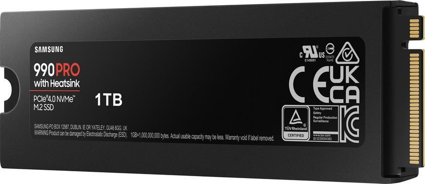 SSD накопичувач Samsung 990 PRO with Heatsink 1 TB (MZ-V9P1T0CW) 475804ua фото