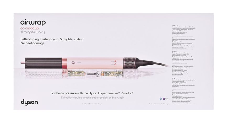 Мультистайлер Dyson Airwrap Coanda 2x Multi-styler & Dryer Straight to Wavy Ceramic Pink/Rose Gold (598757-01) 618354 фото
