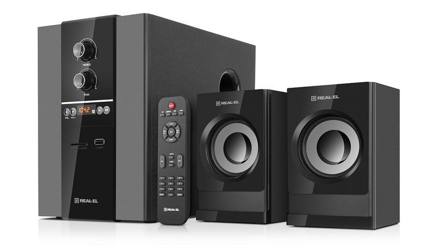 Акустические колонки Real-El M-355 Black (EL121300015) 622560ua фото