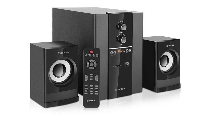 Акустические колонки Real-El M-355 Black (EL121300015) 622560ua фото