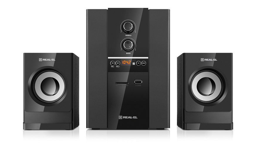 Акустические колонки Real-El M-355 Black (EL121300015) 622560ua фото