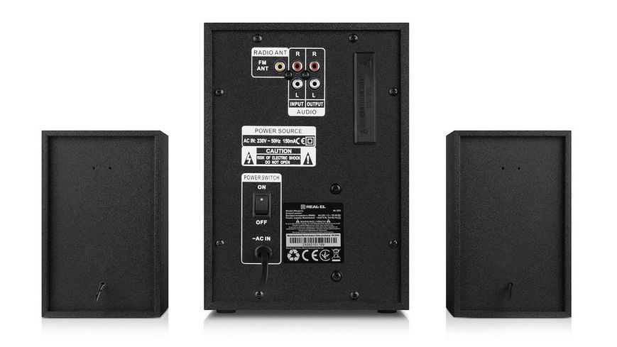 Акустические колонки Real-El M-355 Black (EL121300015) 622560ua фото