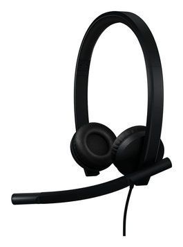Навушники з мікрофоном Logitech H570e Stereo USB-C Black (981-001431) 571403ua фото
