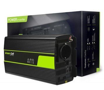 Перетворювач (інвертор) Green Cell 12V 230V 1500W/3000W (INV22) 476865 фото