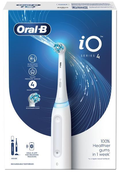 Электрическая зубная щетка Oral-B iO Series 4 White 465290 фото