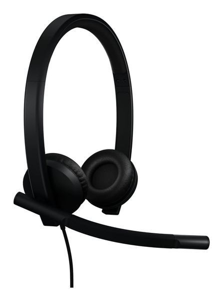 Наушники с микрофоном Logitech H570e Stereo USB-C Black (981-001431) 571403ua фото