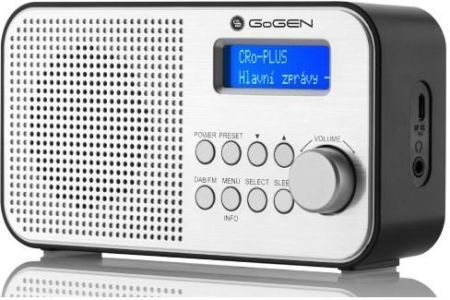 Радіоприймач GoGEN DAB 300 N Silver 496413 фото
