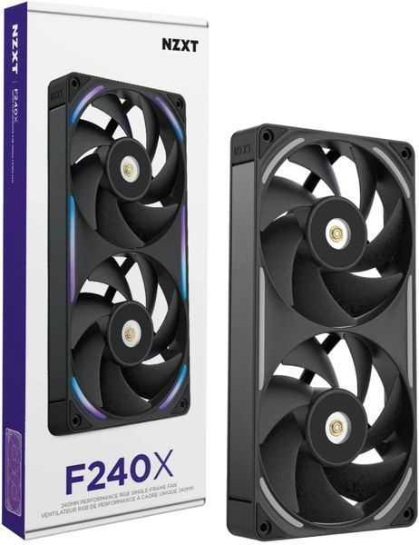 Вентилятор NZXT Performance Fan F240X Black (RF-U24PN-B1) 618912 фото