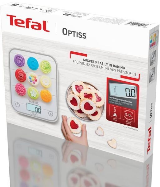Ваги кухонні електронні Tefal Optiss Cake Pops BC50D4V0 577407ua фото