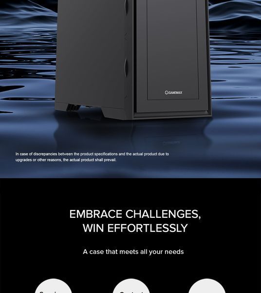 Корпус GameMax Titan Silent 2 Black 630537ua фото