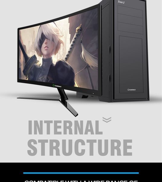 Корпус GameMax Titan Silent 2 Black 630537ua фото