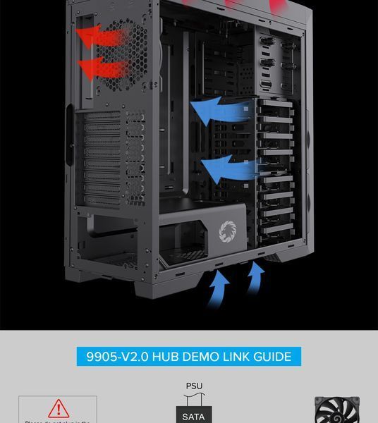 Корпус GameMax Titan Silent 2 Black 630537ua фото