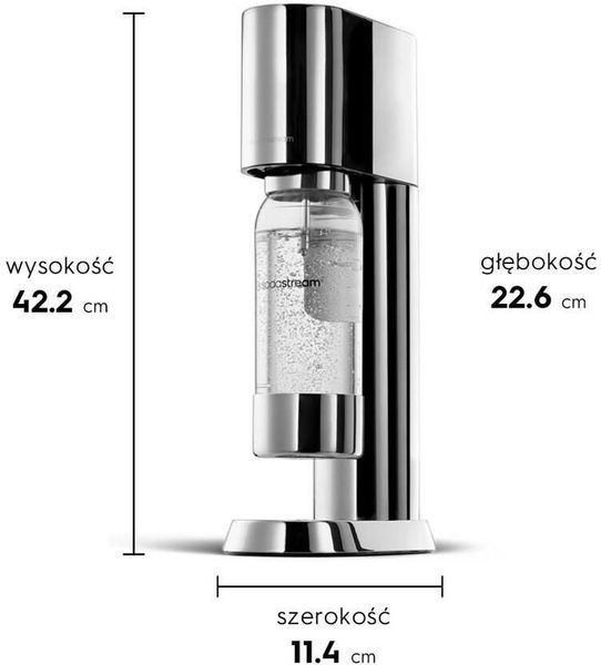 Сифон для газування води SodaStream Enso Steel 610629 фото