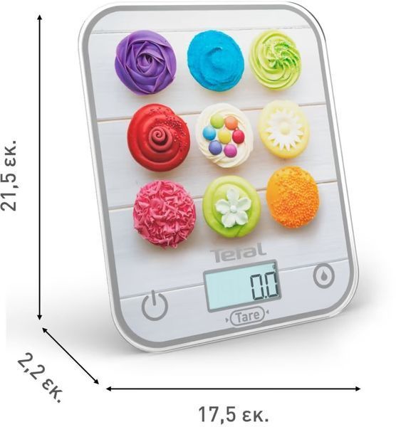 Ваги кухонні електронні Tefal Optiss Cake Pops BC50D4V0 577407ua фото