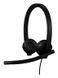 Наушники с микрофоном Logitech H570e Stereo USB-C Black (981-001431) 571403ua фото 1