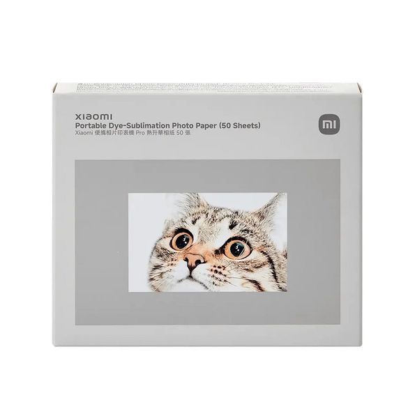 Фотопапір Xiaomi Portable Dye-Sublimation Photo Paper 50 Sheets (BHR082PGL) 627338ua фото