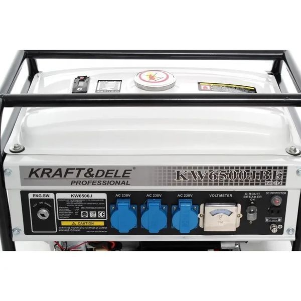 Бензиновый генератор Kraft&Dele KW-6500JBE (KD114) 475615 фото