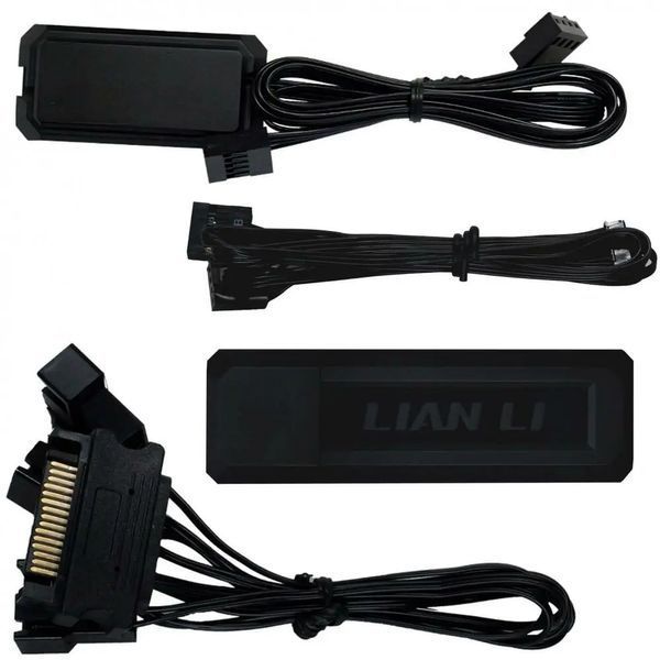 Вентилятор Lian Li Uni Fan TL120 LCD Wireless 3-pack Black (G99.12TLLCD1W3B.00) 585370 фото