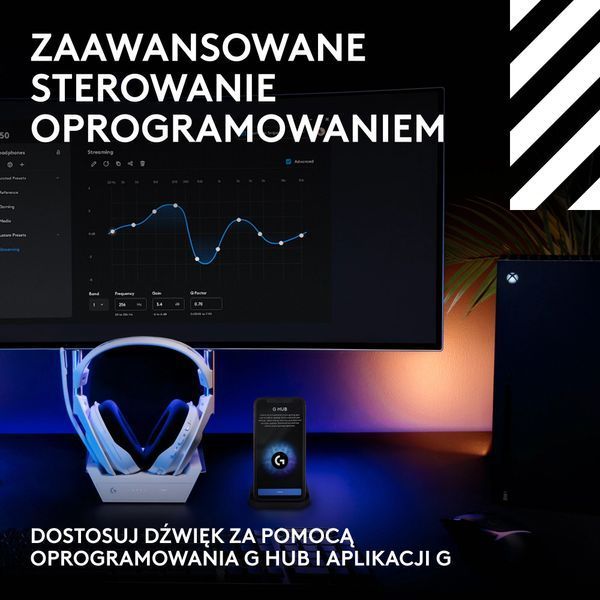 Навушники з мікрофоном Logitech Astro A50 Gen5 Lightspeed White (939-002230) 573013 фото