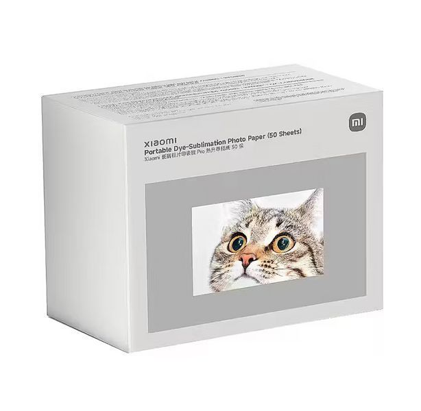 Фотопапір Xiaomi Portable Dye-Sublimation Photo Paper 50 Sheets (BHR082PGL) 627338ua фото