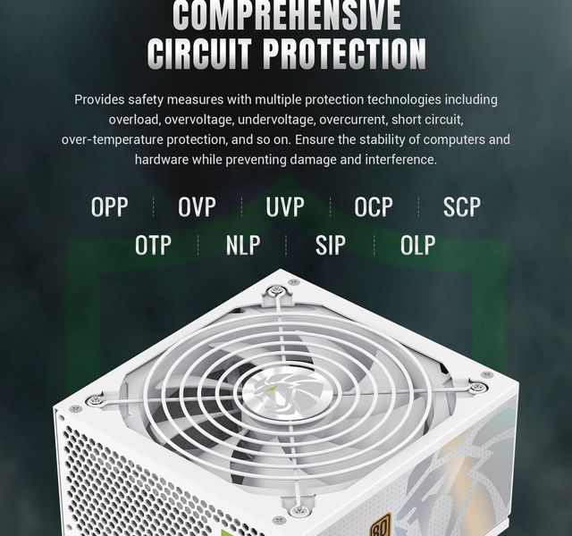 Блок живлення GameMax GP-650B WH 627745ua фото