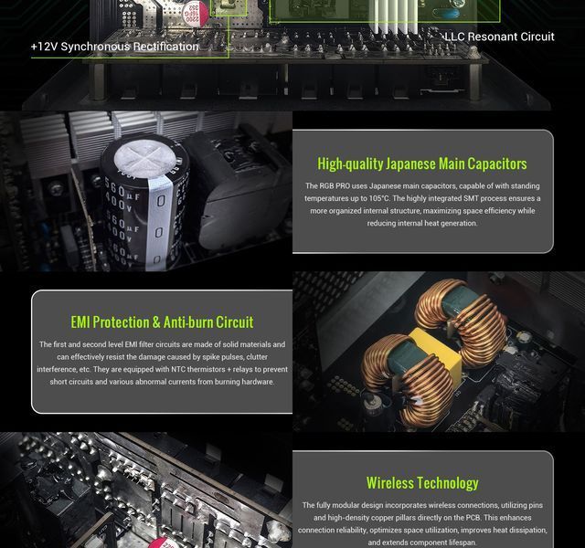 Блок питания GameMax RGB Pro 1050G 627795ua фото