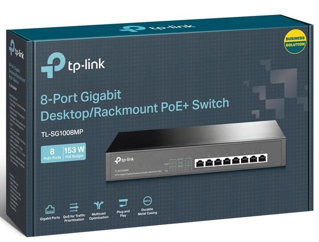 Комутатор некерований TP-Link TL-SG1008MP 372501ua фото