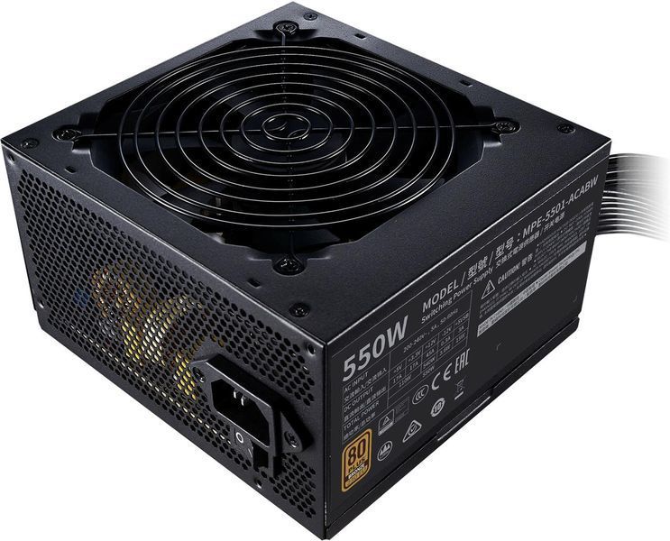 Блок живлення Cooler Master MWE 550 Bronze V2 230V (MPE-5501-ACABW-B) 341384 фото