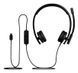 Наушники с микрофоном Logitech H570e Stereo USB-C Black (981-001431) 571403ua фото 5