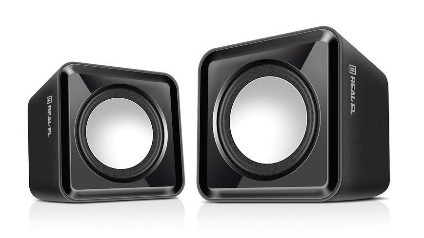 Акустичні колонки Real-El S-10 USB Black (EL121100020) 622561ua фото