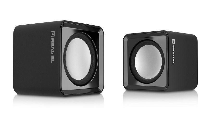 Акустичні колонки Real-El S-10 USB Black (EL121100020) 622561ua фото