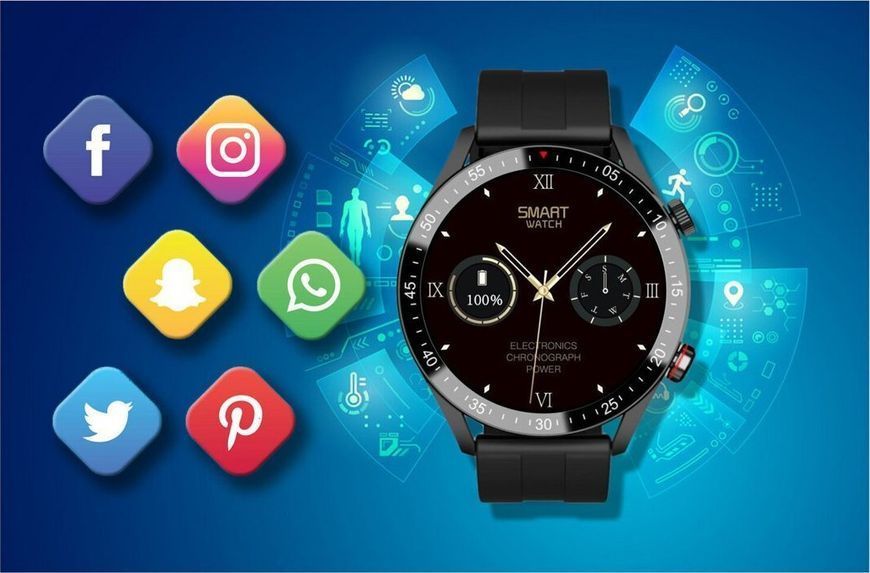 Смарт-часы Gravity GT4-1 Black 621786 фото