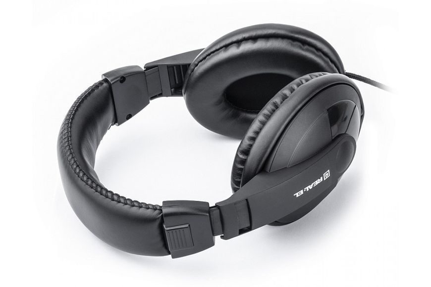 Наушники без микрофона Real-El GD-750V Black/Silver 579303ua фото