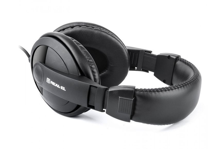 Наушники без микрофона Real-El GD-750V Black/Silver 579303ua фото